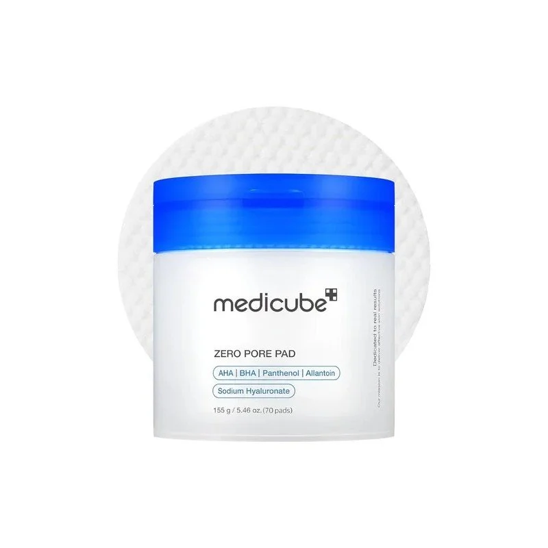 ALMOFADAS TÔNICAS MEDICUBE ZERO PORE PAD 2.0 – 70 UNIDADES