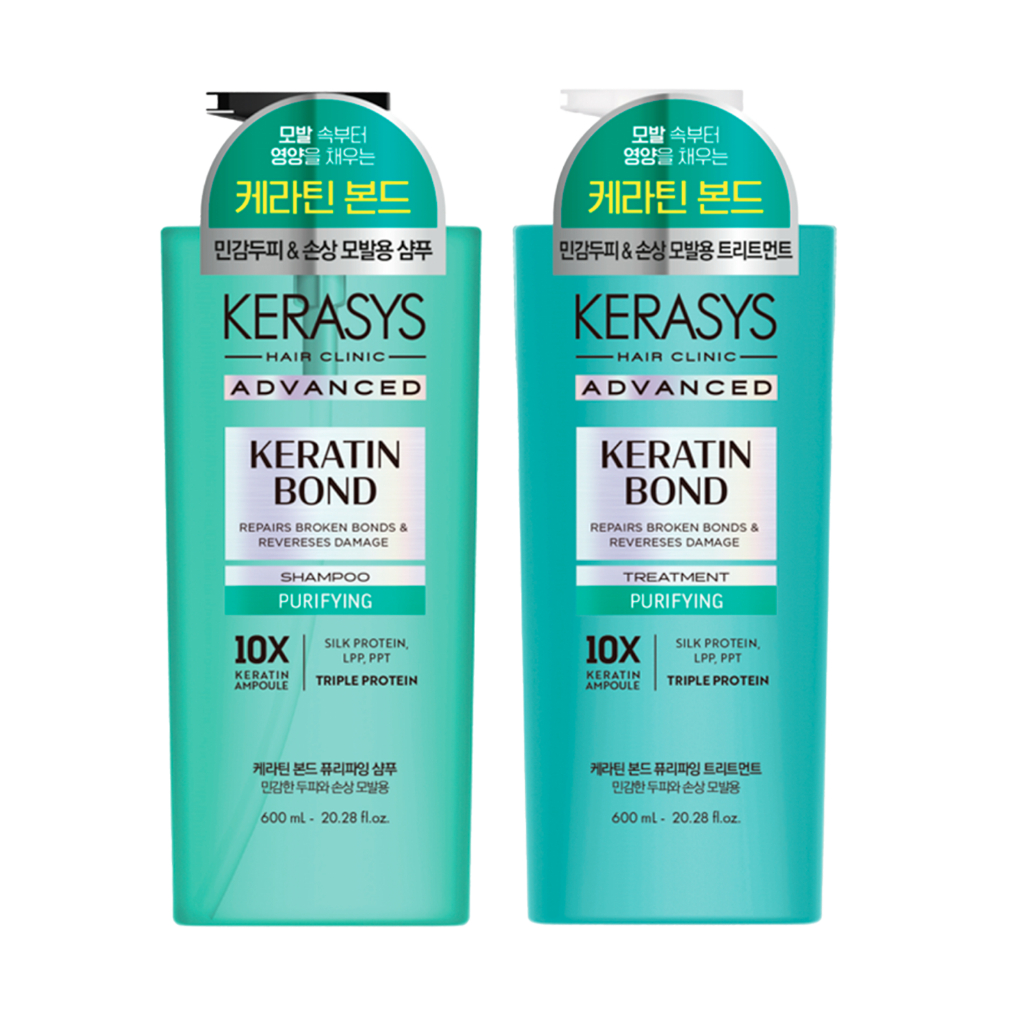 SHAMPOO OU CONDICIONADOR KERATIN BOND KERASYS 600ML