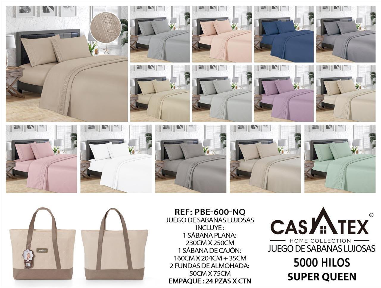 JOGO DE CAMA BORDADO CASATEX – 5000 FIOS
