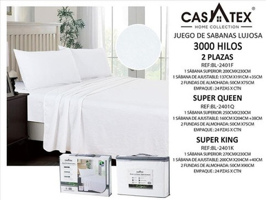 JOGO DE CAMA 3000 FIOS CASATEX